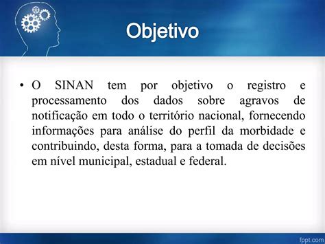 Sinan Sistema de Notificações e agravos PPT