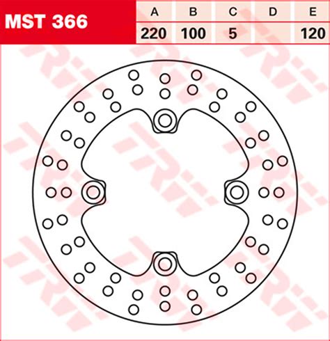 Trw Trw Brake Discs Rear Type Approved Fixed