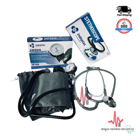 Indoplas Partners Great Aneroid Sphygmomanometer With Stethoscope