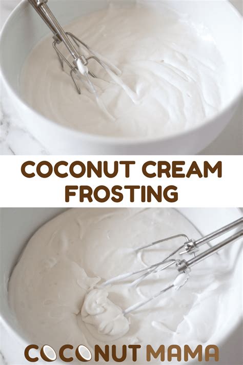 Coconut Cream Frosting Recipe (Vegan) - The Coconut Mama