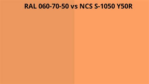 Ral 060 70 50 Vs Ncs S 1050 Y50r Ral Colour Chart Uk