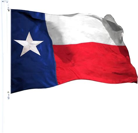 G128 Texas State Flag 3x5ft Embroidered Stars Sewn Stripes Heavy Duty