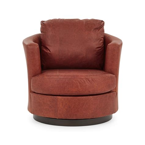 Best Home Furnishings Tina 2998el 77886al Mid Century Modern Swivel Barrel Chair Mueller