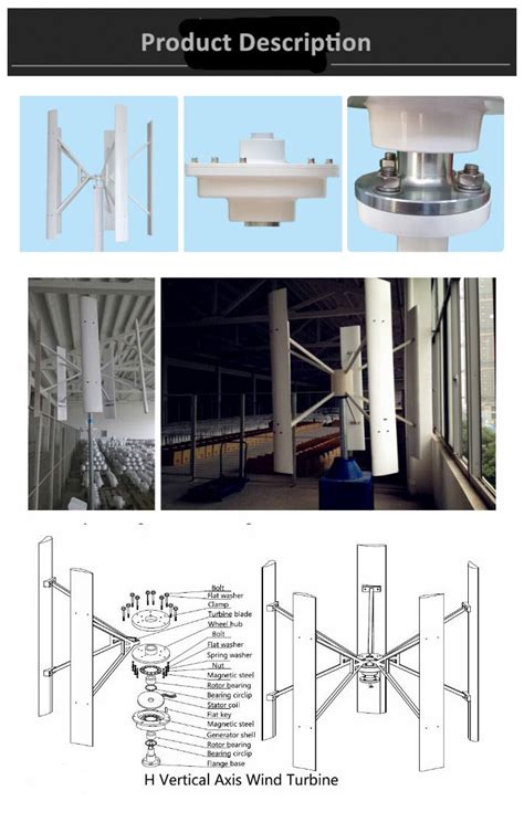 Ac 360v Three Phase 20kw Vertical Axis Wind Power Turbine China Wind