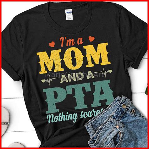 Proud Pta Shirt For Women Pta Mom Shirt Physical Therapy Etsy