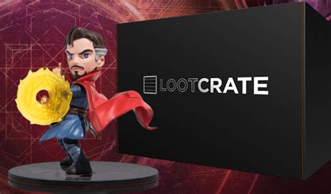 QMX Marvel Comics Q Fig Doctor Dr Strange Figure Loot Crate Exclusive