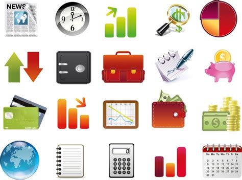 finance icons svg  vector    vector
