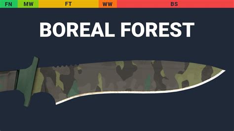 Classic Knife Boreal Forest Skin Float And Wear Preview Youtube