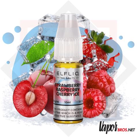 Strawberry Raspberry Cherry Ice Ml By Elf Bar Elfliq Salts