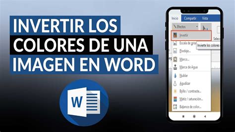 C Mo Invertir Los Colores De Una Imagen En Microsoft Word F Cilmente