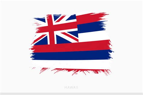 Grunge flag of Hawaii, vector abstract grunge brushed flag of Hawaii. 21055521 Vector Art at ...