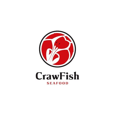 Premium Vector Crawfish Lobster Seafood Logo Design Prawn Vector