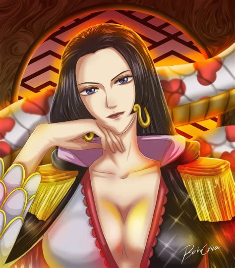 I Just Finished A New Fanart Sharing Boa Hancock Fanart~ Stampede