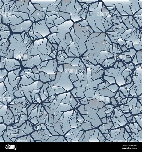 Cracked Ice Background Winter Frozen Backdrop Vector Illustration Stock Vector Image And Art Alamy