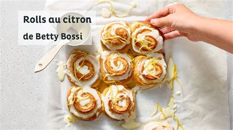 Rolls Au Citron Recette De Betty Bossi YouTube