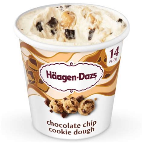 Haagen Dazs® Chocolate Chip Cookie Dough Ice Cream Pint 14 Oz Ralphs