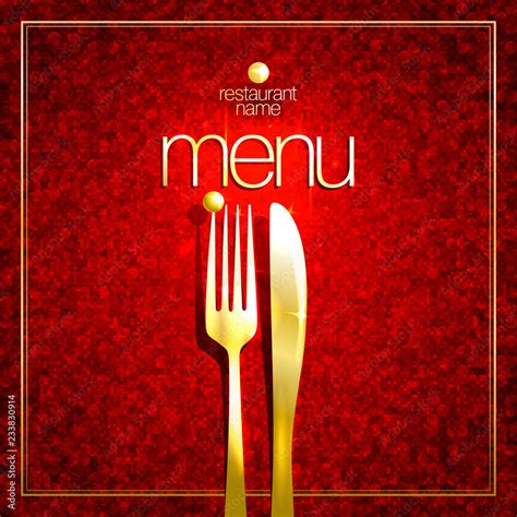 Restaurant Menu Design Cover