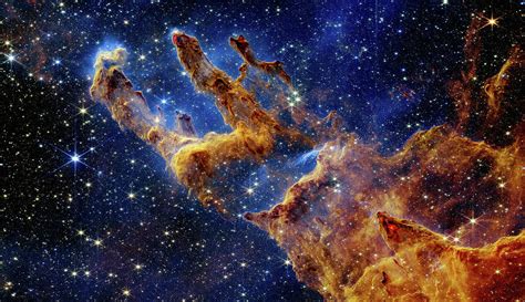 James Webb Space Telescope - Pillars of Creation - NIRCam Image ...