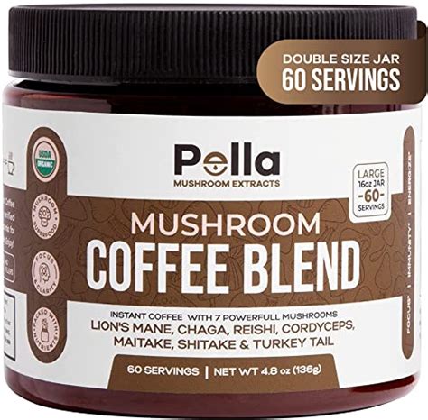 Organic Mushroom Colombian Instant Coffee Servings With