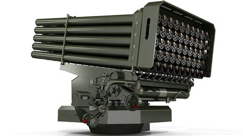 3D Multiple Rocket Launcher System - TurboSquid 2127484