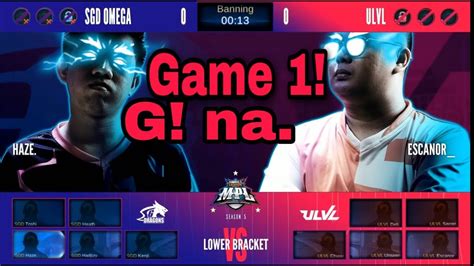 Sgd Omega Vs Ulvl Game Mpl S Playoffs Youtube