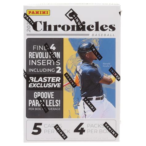 Panini Chronicles Baseball Blaster Box With Packs Pristine