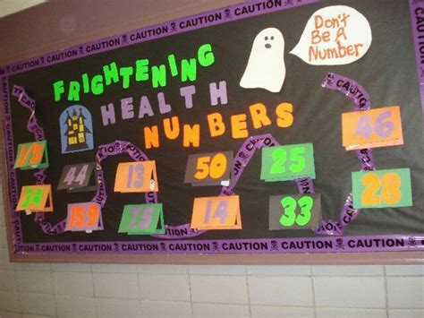 Halloween Health Bulletin Boards Halloween Bulletin Boards Work Bulletin Boards