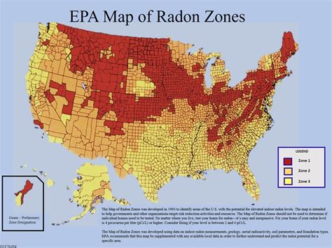 Radon Gas Map Us