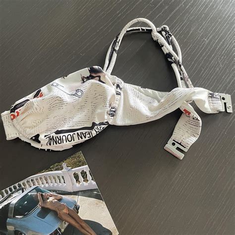 With Jean Bikini Top Fits 4 8 Depending On Cup Depop