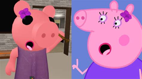 Peppa Pig Vs Piggy Roblox Is Big Peppa Pig Song Youtube