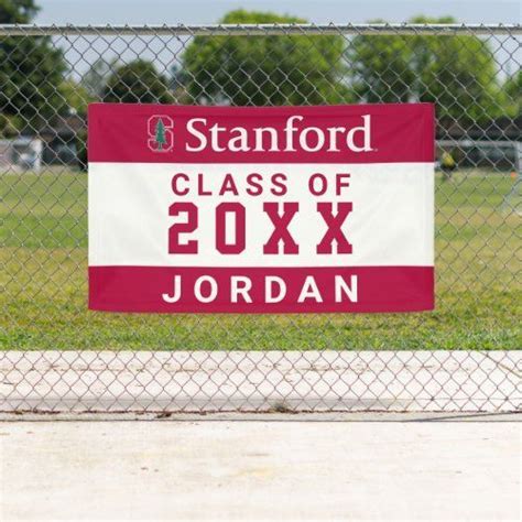 Stanford Class Of Graduation Banner Zazzle In 2022 Graduation Banner Banner Stanford Logo