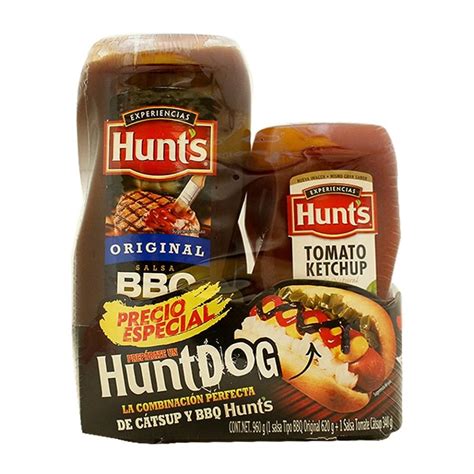 Salsa Bbq Hunts Original 620 G Más Catsup 340 G Walmart