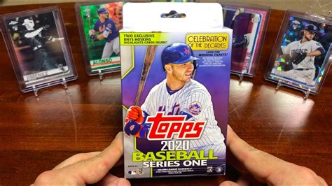 2020 Topps Series 1 Hanger Box Pink Sp Youtube