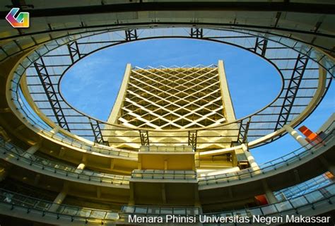 Koran Arsitektur Menara Phinisi Universitas Negeri Makasar Sulawesi
