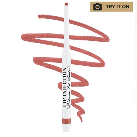 Too Faced Makeup Too Faced Lip Injection Extreme Lip Shaper Liner Hot Spicy A Caramel Nude