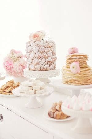 One Pretty Pin Pink And White Dessert Buffet Chickabug