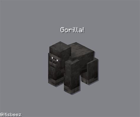 Gorilla Ideias De Minecraft
