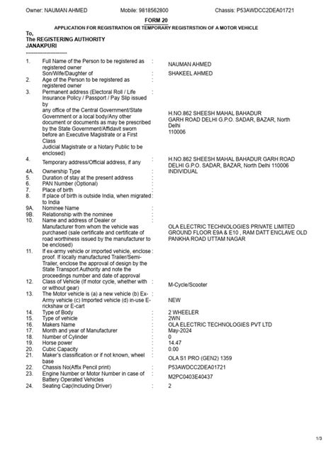 Vahan In Vahan Vahan Ui Dealer Form Form20report