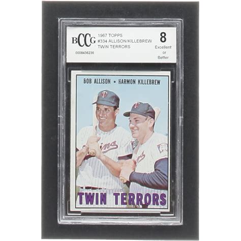 Bob Allison Harmon Killebrew Topps Twin Terrors Bccg