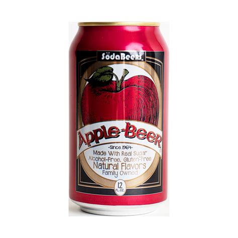 2 Pack Apple Beer Soda Pop 12 Fl Oz 6 Pack Cans