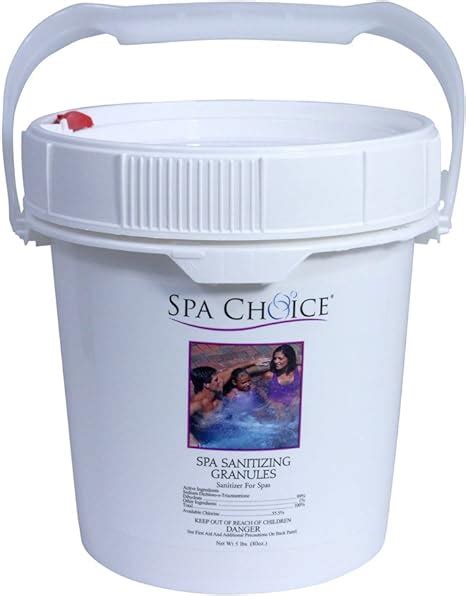 Amazon Spa Choice Sanitizing Granules Hot Tub Chlorine Pounds Pack