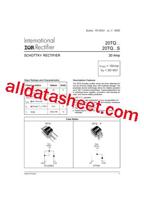 Tq Datasheet Pdf International Rectifier