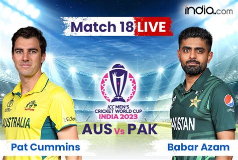 LIVE UPDATES AUS Vs PAK ODI WC 2023 Scorecard Warner Marsh