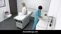 Hot Patient Harlow West Getting Special Treatment From The Doctor And His Nurse Doctorbangs