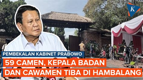 Video Calon Menteri Kepala Badan Dan Calon Wamen Ke Hambalang Untuk