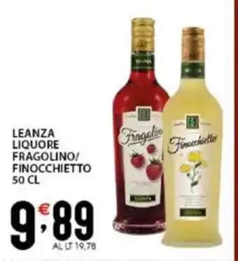 Offerta Leanza Liquore Fragolino Finocchietto Cl Nel Volantino Di Sisa