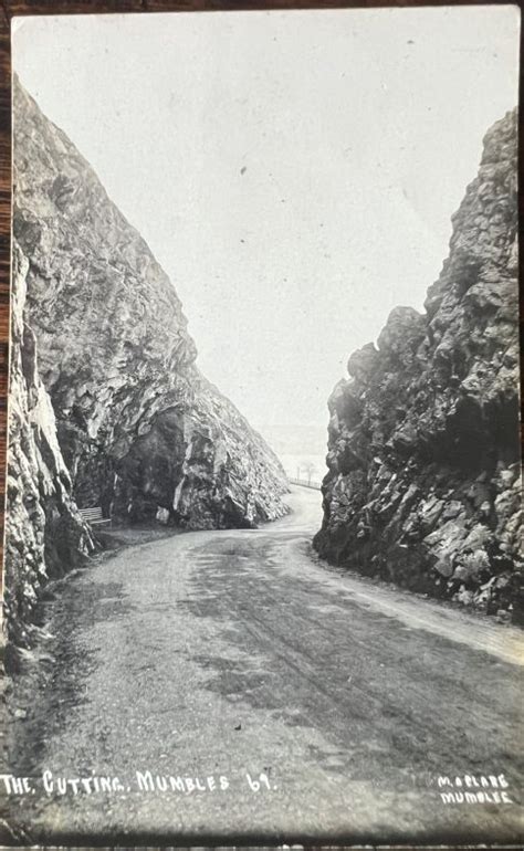 Black and white photograph of the Cutting, Mumbles Road - The Story of ...