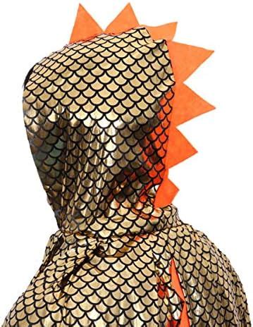 Amosfun Kinder Dinosaurier Cape Halloween Dinosaurier Kinder Kost M