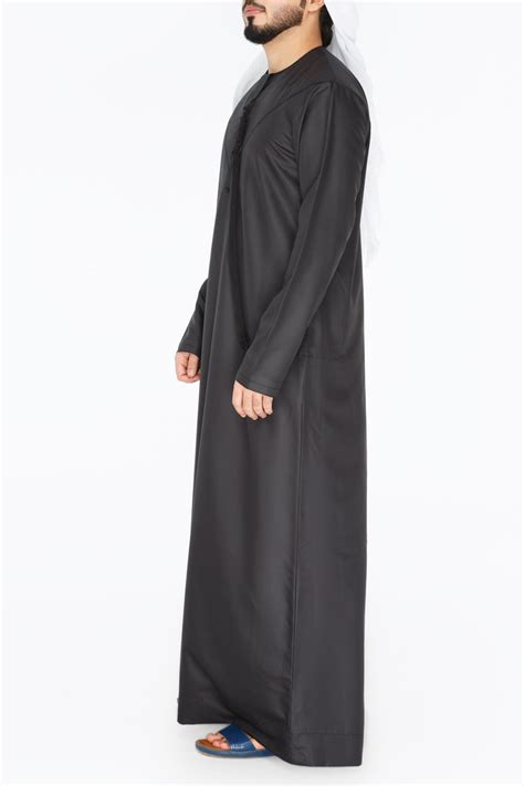 Casual Emirati Kandora Black Aara Online