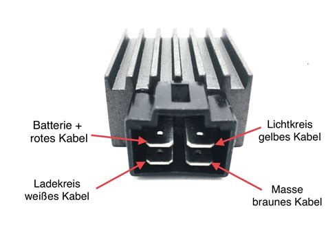 Regler Gleichrichter Naraku High Output AC DC 4 Polig